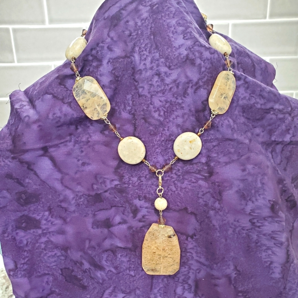 Semi precious stone necklace